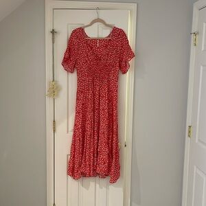 Free people midi dress!!